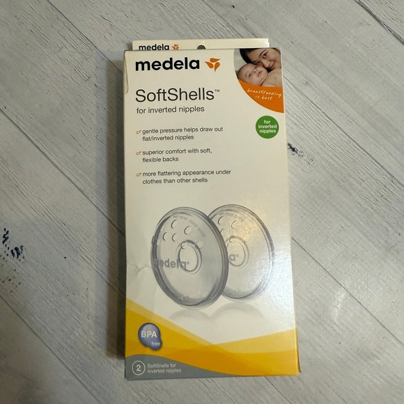 Medela soft shells Breast Shells for Inverted Nipples NEW - Picture 1 of 4